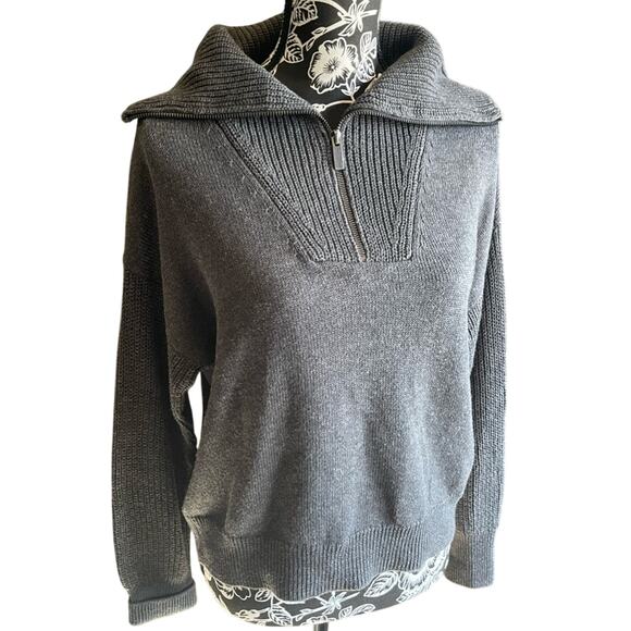 Rachel Zoe Women's Gray Soft Cotton Blend Sweater Size XS - Picture 5 of 8